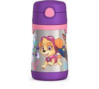 THERMOS Vacuum Insulated Stainless Steel 10oz Straw Bottle, Paw Patrol Girl