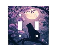 thermos wall plates for moonlight floral switch purple flowers for autumn decoration thermoplastic wall plates standard size double toggle