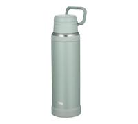 Thermos Water Bottle Vacuum Insulated Mobile Mug 1l Ash Green Convenient Carrying Loop Fluid Tech Constructionjoy-1000 Asg