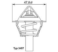 THERMOSTAT COOLANT 3457.90D FOR M 271.944 1.8L M271.942/940/941/946/948 1.8L
