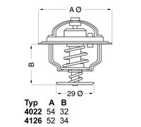 WAHLER 4126.88 Thermostat