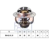 Thermostat 7.8693S FACET for OPEL CHEVROLET