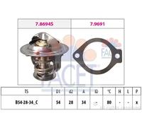 THERMOSTAT COOLANT 7.8694 FOR DAEWOO VAUXHALL OPEL CHEVROLET TOSCA 2.0L 4cyl