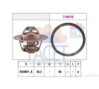 Thermostat 7.8787 FACET for NISSAN MICRA III MICRA C+C III NOTE
