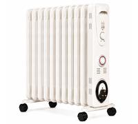 (Thermostat and Timer, 2.5kW) MYLEK Oil Filled Radiator - Thermostat
