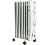 (Thermostat and Timer, 2kW) MYLEK Oil Filled Radiator - Thermostat