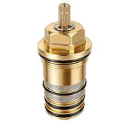 Thermostat Cartridge 94282000, Temperature Control Unit Compatible with Hansgrohe Ecostat and Thermostatic 2- and 3-Hole Bath Fillers, 3/4 Inch Gate Valves in Brass Finish Replacement Part