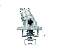 Thermostat, coola MAHLE TM 12 105 for BMW 5 (E39) 3.5 1998-2003