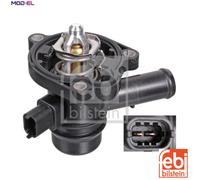 febi bilstein 103377 Thermostat with housing, seal and temperature switch, pack of one