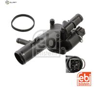 Thermostat with housing 104758 FEBI BILSTEIN for NISSAN DACIA RENAULT SUZUKI