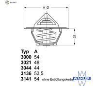 WAHLER 3141.87D Thermostat