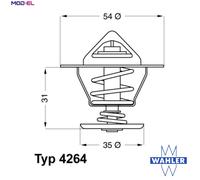 WAHLER 4264.87D Thermostat