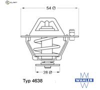 WAHLER 4638.82D Thermostat