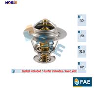 THERMOSTAT COOLANT 5306783 FOR SUZUKI ESTEEM/BALENO SAMURAI/SUV/Closed/Vehicle
