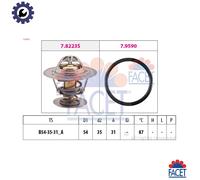 THERMOSTAT COOLANT 7.8432 FOR VW GOLF/II/Mk AUDI EV/DX/PB/GZ/PF/1P/GX/RP 1.8L