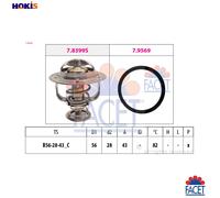 THERMOSTAT COOLANT 7.8444 FOR LEXUS TOYOTA COROLLA/ALLEX/Verso/SPACIO/ALTIS 2.2L