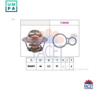 THERMOSTAT COOLANT 7.8524 FOR MINI FIAT CHRYSLER W10 B14 A 1.4L 4cyl 1.6L 4cyl