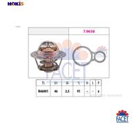 THERMOSTAT COOLANT 7.8524 FOR MINI FIAT CHRYSLER W10 B14 A 1.4L 4cyl 1.6L 4cyl