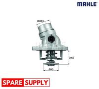 THERMOSTAT, COOLANT FOR BMW E39 E38 E53 MAHLE TM 12 105