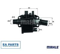 Thermostat, coolant for CITROËN C1 C2 C3 NEMO MAHLE TH 42 83