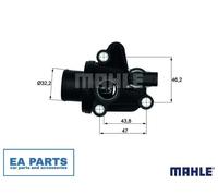 Thermostat, coolant for MERCEDES-BENZ W168 MAHLE TI 12 87