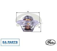 Thermostat, coolant for NISSAN MARCH NOTE GATES TH12888G2