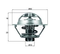 MAHLE ORIGINAL TX 175 95D Thermostat