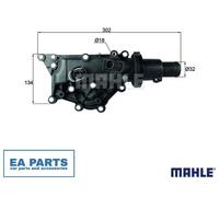 Thermostat, coolant for RENAULT FLUENCE GRAN TOUR III Grandtour MAHLE TH 59 89