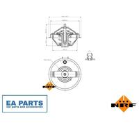 Thermostat, coolant for VW BEETLE NRF 725210