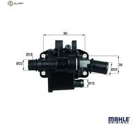 THERMOSTAT COOLANT TH 42 83 FOR SUZUKI PEUGEOT 1007 206+ 207/207+ 107 307/Van