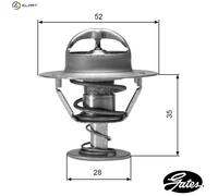 GATES Thermostat TH04382G1