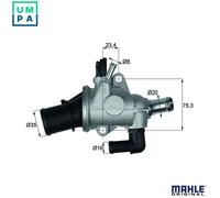 MAHLE ORIGINAL TI 174 88 Thermostat