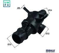 MAHLE ORIGINAL TM 40 92 Thermostat