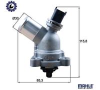 THERMOSTAT COOLANT TM 43 105 FOR CHEVROLET LMT 1.0L LMU 1.2L 4cyl SPARK