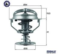 THERMOSTAT COOLANT TX 164 82D FOR FORD FUSION IKON/V FIESTA/Van/IV/Mk KA 1.3L