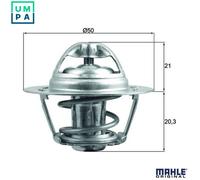 MAHLE TX 196 75D Thermostat