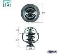 MAHLE TX 200 90D Thermostat