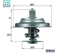 MAHLE TX 25 80D Thermostat