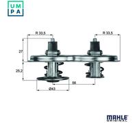 MAHLE ORIGINAL TX 33D Thermostat