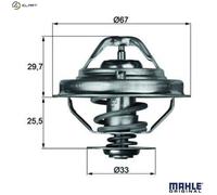 THERMOSTAT COOLANT TX 38 88D FOR BMW M41D17 1.7L 4cyl 3 E36