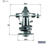 MAHLE ORIGINAL TX 72 82 Thermostat