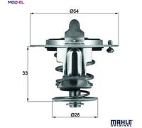 MAHLE ORIGINAL TX 72 85D Thermostat