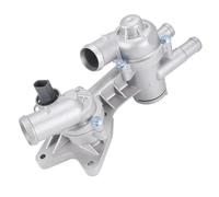 Thermostat Engine Coolant Replacement For VW For Polo For Bora Sagitar 1 Piece 03C121111AK Car Engine Coolant Thermostat Controller Enhanced Silver Automotive