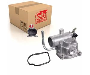 Thermostat Housing Inc Housing Seal & Temperature Switch Fits Mercede Febi 39270