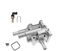 Thermostat Housing Replacement 96984103 96817255 Engine Aluminum Cooling Thermostat Housing Cover & Sensor/Fit For Cruze Chevrolet Opel Astra Zafira Signum Vectra(2)