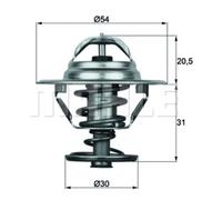 Thermostat Insert MAHLE TX 10 81D Quality MAHLE Genuine UK Stock