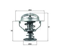 MAHLE TX 178 78D THERMOSTAT COOLANT