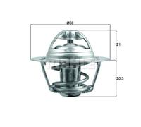 MAHLE TX 196 83D THERMOSTAT COOLANT AUTO