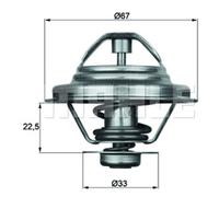 THERMOSTAT COOLANT TX 24 80D FOR AUDI WE/WB 2.1L 5cyl 100 C2