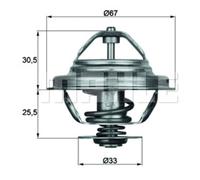 MAHLE TX 27 71D Thermostat